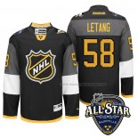 Maillot Hockey 2016 All Star Pittsburgh Penguins Kris Letang Noir