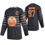 Maillot Hockey 2020 All Star Edmonton Oilers Connor Mcdavid Authentique Gris