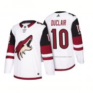 Maillot Hockey Arizona Coyotes Anthony Duclair 2018 Season Centennial Patch Team Road Blanc