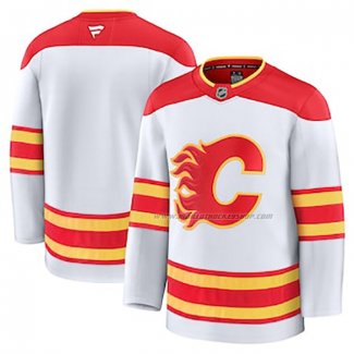 Maillot Hockey Calgary Flames Exterieur Blanc