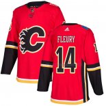 Maillot Hockey Calgary Flames Fleury Domicile Authentique Rouge