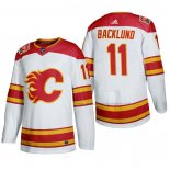 Maillot Hockey Calgary Flames Mikael Backlund 2019 Heritage Classic Authentique Blanc