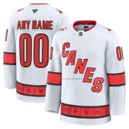 Maillot Hockey Carolina Hurricanes Exterieur Personnalise Blanc