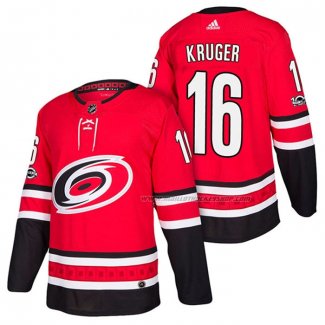 Maillot Hockey Carolina Hurricanes Marcus Kruger Domicile Authentique 2018 Rouge