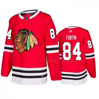 Maillot Hockey Chicago Blackhawks Alexandre Fortin Domicile Rouge