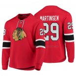 Maillot Hockey Chicago Blackhawks Andreas Martinsen Platinum Rouge