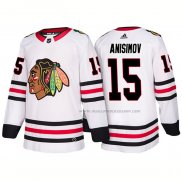 Maillot Hockey Chicago Blackhawks Artem Anisimov Exterieur 2018 Blanc