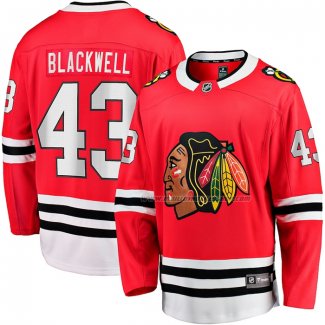 Maillot Hockey Chicago Blackhawks Colin Blackwell Domicile Breakaway Rouge