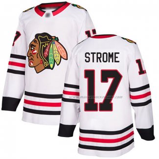 Maillot Hockey Chicago Blackhawks Dylan Strome Road Authentique Blanc