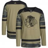 Maillot Hockey Chicago Blackhawks Military Appreciation Team Authentique Practice Camouflage