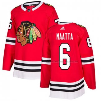 Maillot Hockey Chicago Blackhawks Olli Maatta Domicile Authentique Rouge