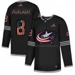 Maillot Hockey Columbus Blue Jackets Zach Werenski 2020 USA Flag Noir