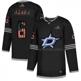 Maillot Hockey Dallas Stars Honka 2020 USA Flag Noir