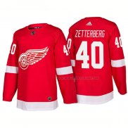 Maillot Hockey Detroit Red Wings Henrik Zetterberg New Outfitted 2018 Rouge