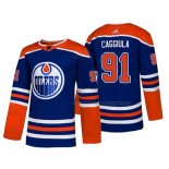 Maillot Hockey Edmonton Oilers Drake Caggiula Alterner Authentique Bleu