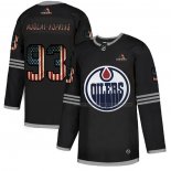 Maillot Hockey Edmonton Oilers Ryan Nugent-hopkins 2020 USA Flag Noir