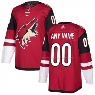 Maillot Hockey Enfant Arizona Coyotes Personnalise Domicile Rouge