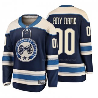 Maillot Hockey Enfant Columbus Bluejackets Personnalise 2019 Alterner Breakaway Bleu