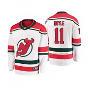 Maillot Hockey Enfant New Jersey Devils Brian Boyle Alterner Breakaway Blanc