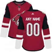 Maillot Hockey Femme Arizona Coyotes Personnalise Domicile Rouge