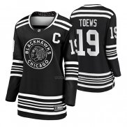 Maillot Hockey Femme Chicago Blackhawks Jonathan Toews Premier Alterner Noir