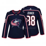 Maillot Hockey Femme Columbus Blue Jackets Boone Jenner Authentique Joueur Bleu