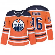 Maillot Hockey Femme Edmonton Oilers Jujhar Khaira Authentique Joueur Orange