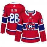 Maillot Hockey Femme Montreal Canadiens Jeff Petry Authentique Joueur Rouge