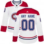 Maillot Hockey Femme Montreal Canadiens Personnalise Exterieur Blanc
