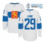 Maillot Hockey Finlandia Patrik Laine Premier 2016 World Cup Blanc