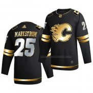 Maillot Hockey Golden Edition Calgary Flames Jacob Markstrom Limited Authentique 2020-21 Noir