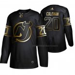 Maillot Hockey Golden Edition New Jersey Devils Blake Coleman Authentique Noir