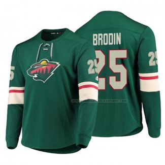 Maillot Hockey Minnesota Wild Jonas Brodin Platinum Vert