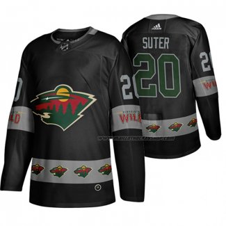 Maillot Hockey Minnesota Wild Ryan Suter Breakaway Noir