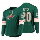 Maillot Hockey Minnesota Wild Ryan Suter Platinum Vert