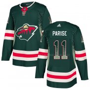 Maillot Hockey Minnesota Wild Zach Parise Drift Fashion Vert