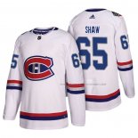 Maillot Hockey Montreal Canadiens Andrew Shaw 100 Classic Blanc