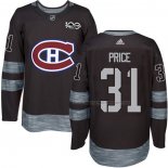 Maillot Hockey Montreal Canadiens Carey Price 1917-2017 100th Anniversaire Noir