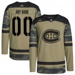 Maillot Hockey Montreal Canadiens Personnalise Military Appreciation Team Authentique Practice Camouflage