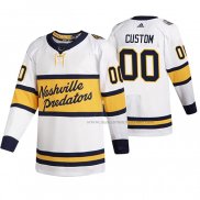 Maillot Hockey Nashville Predators Personnalise Breakaway Joueur 2020 Winter Classic Retro Blanc