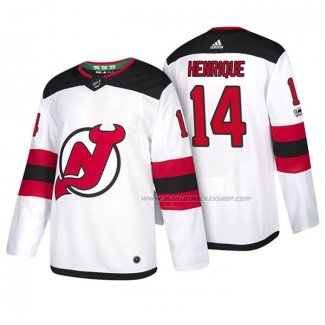 Maillot Hockey New Jersey Devils Adam Henrique 2018 Blanc