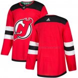 Maillot Hockey New Jersey Devils Blank Domicile Authentique Rouge