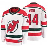 Maillot Hockey New Jersey Devils Miles Wood Alterner Breakaway Blanc