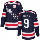 Maillot Hockey New York Rangers Adam Graves 2018 Winter Classic Bleu