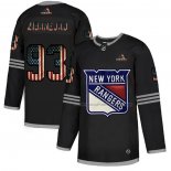 Maillot Hockey New York Rangers Mika Zibanejad 2020 USA Flag Noir