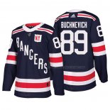 Maillot Hockey New York Rangers Pavel Buchnevich Authentique 2018 Winter Classic Bleu