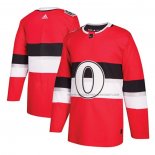 Maillot Hockey Ottawa Senators Blank Authentique 2017 100 Classic Rouge