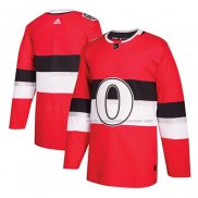 Maillot Hockey Ottawa Senators Blank Authentique 2017 100 Classic Rouge