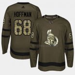 Maillot Hockey Ottawa Senators Mike Hoffman 2018 Salute To Service Vert Militar