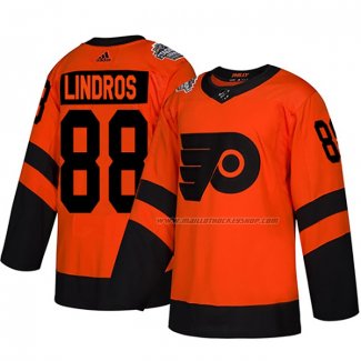 Maillot Hockey Philadelphia Flyers Eric Lindros Authentique 2019 Stadium Series Orange